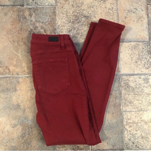 Paige Verdugo Ankle Viking Red Jeans 27 - Picture 2 of 6